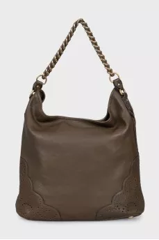 Brown hobo with perforations
