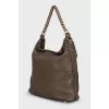 Brown hobo with perforations