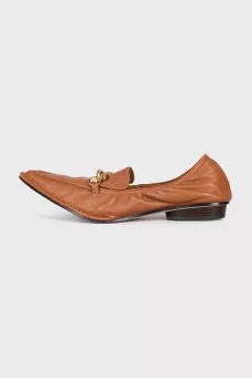 Pointed-toe elastic shoes