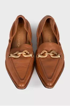 Pointed-toe elastic shoes