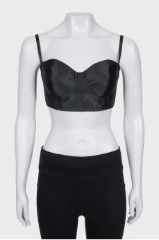 Corset bustier with straps