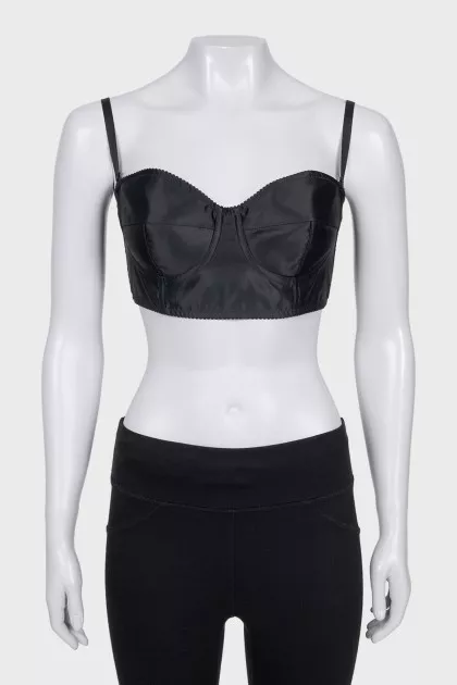 Corset bustier with straps