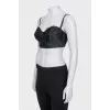 Corset bustier with straps