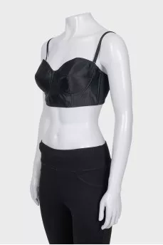 Corset bustier with straps