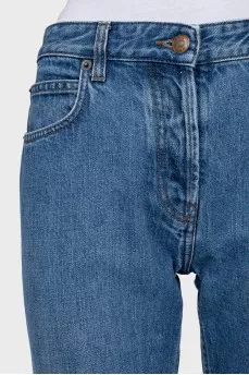 Джинсы на пуговицах slim fit