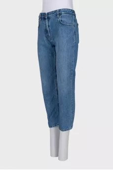 Джинсы на пуговицах slim fit
