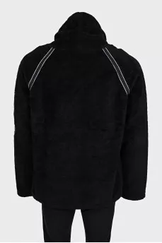 Men's anorak with a high collar