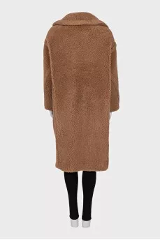 Brown teddy coat