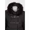 Raccoon fur down jacket