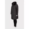 Raccoon fur down jacket