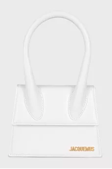 Le Chiquito white leather bag