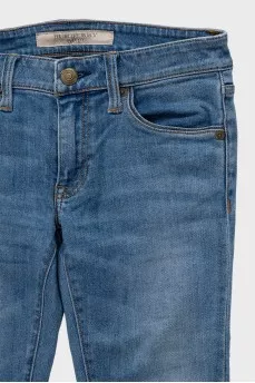 Blue skinny jeans