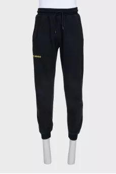 Men's black tracksuit