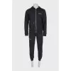 Men's black tracksuit