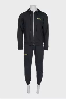 Men's black tracksuit