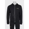 Men's black tracksuit
