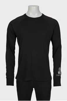 Men's black long sleeve