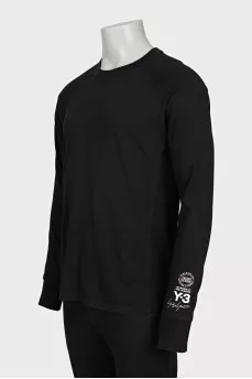 Men's black long sleeve