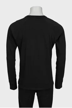 Men's black long sleeve