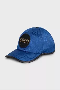 Men's cap with a massive patch