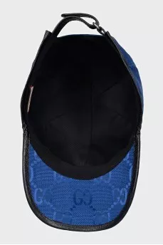 Men's cap with a massive patch