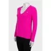 Pink wool and cashmere pullover