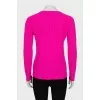Pink wool and cashmere pullover