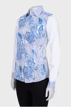 Fitted printed shirt