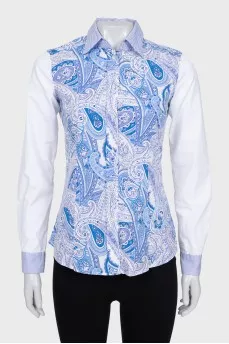 Fitted printed shirt