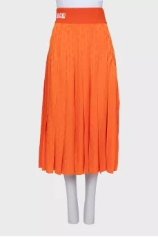 Orange suit with a long T-shirt