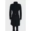 Wool and cashmere coat with a belt