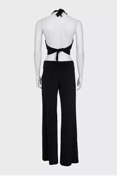 Beach suit with a top and trousers