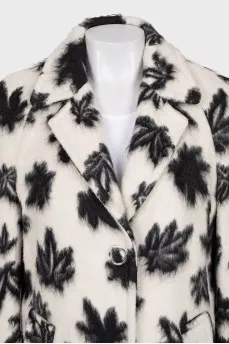 Long-haired wool coat