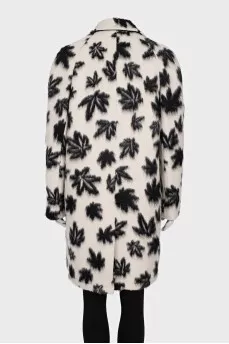Long-haired wool coat