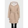 Reversible hooded coat