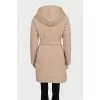 Reversible hooded coat