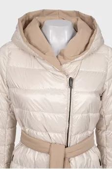 Reversible hooded coat
