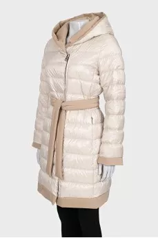 Reversible hooded coat