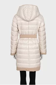 Reversible hooded coat