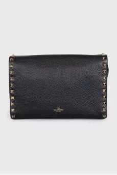 Rockstud leather bag with studs