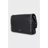 Шкіряна сумка декорована шипами Rockstud