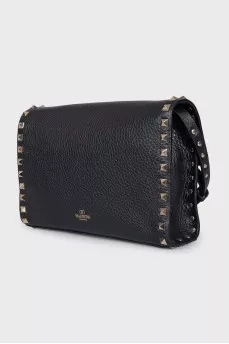 Rockstud leather bag with studs