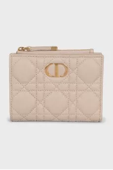 Caro Dahlia Leather Wallet