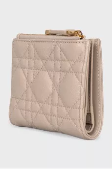 Caro Dahlia Leather Wallet