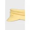 Linen cap with decor