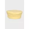 Linen cap with decor