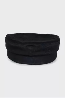 Wool caps with gold decor