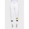 Men's white sweatpants