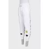 Men's white sweatpants