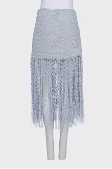 Blue skirt with decorative details